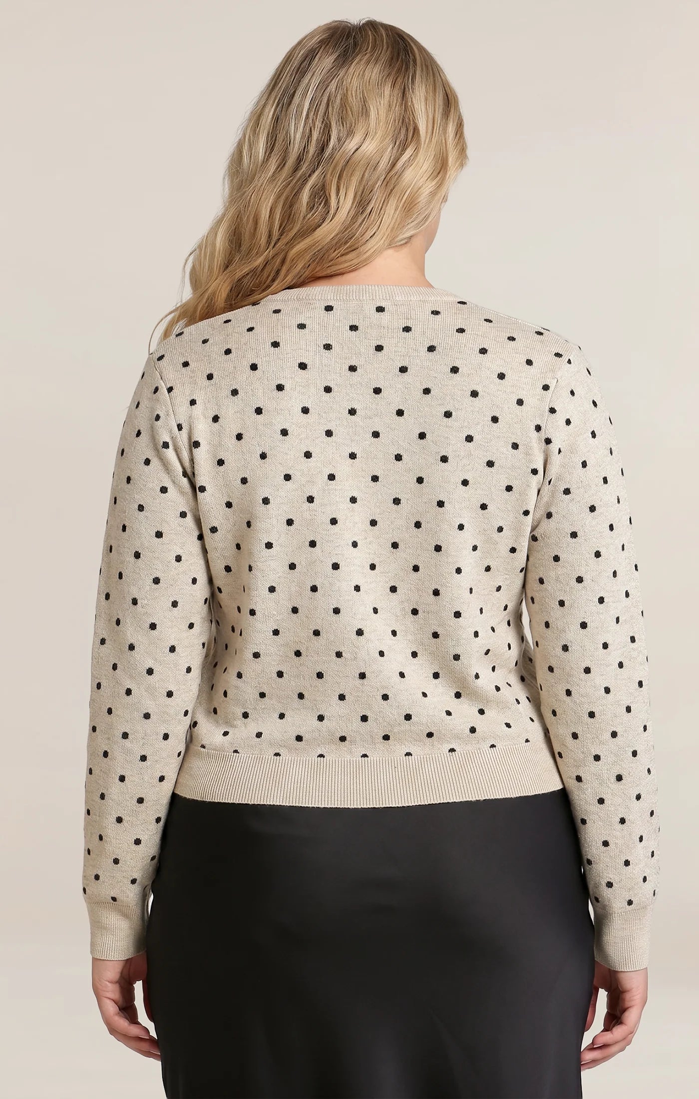 Dex Polkadot Cardigan