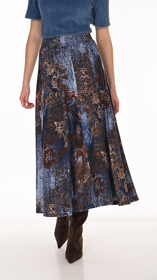 Frank Lyman Printed Maxi Skirt