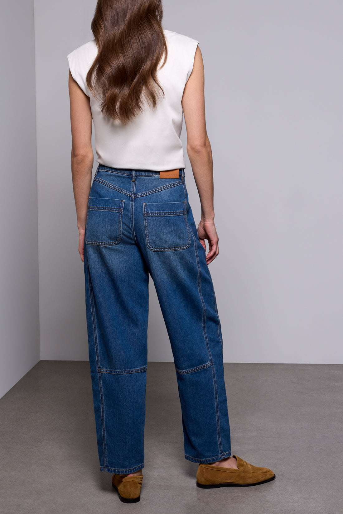 Tribal Audrey Barrel Denim Jeans