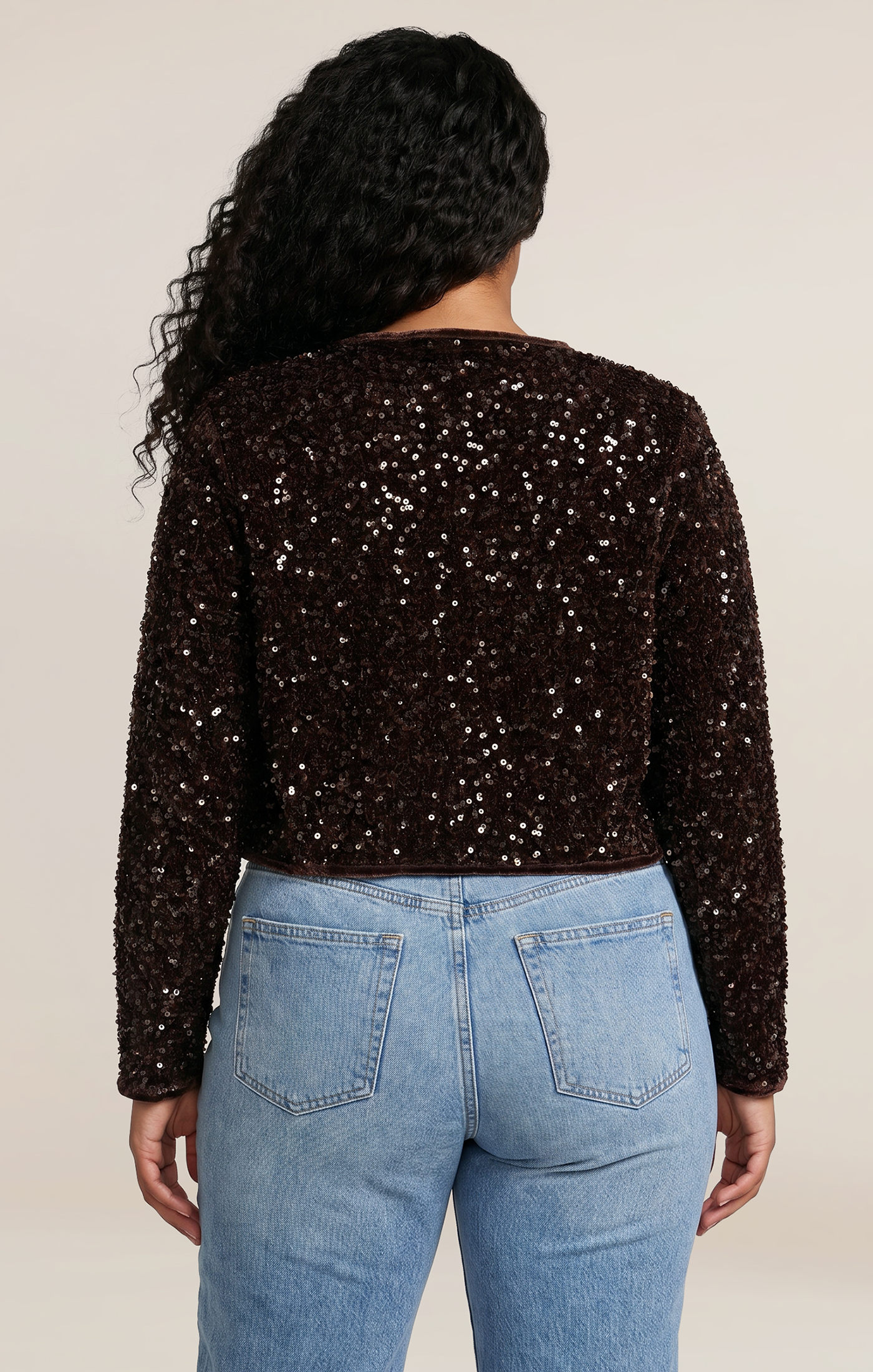Dex Velvet Sequin Jacket