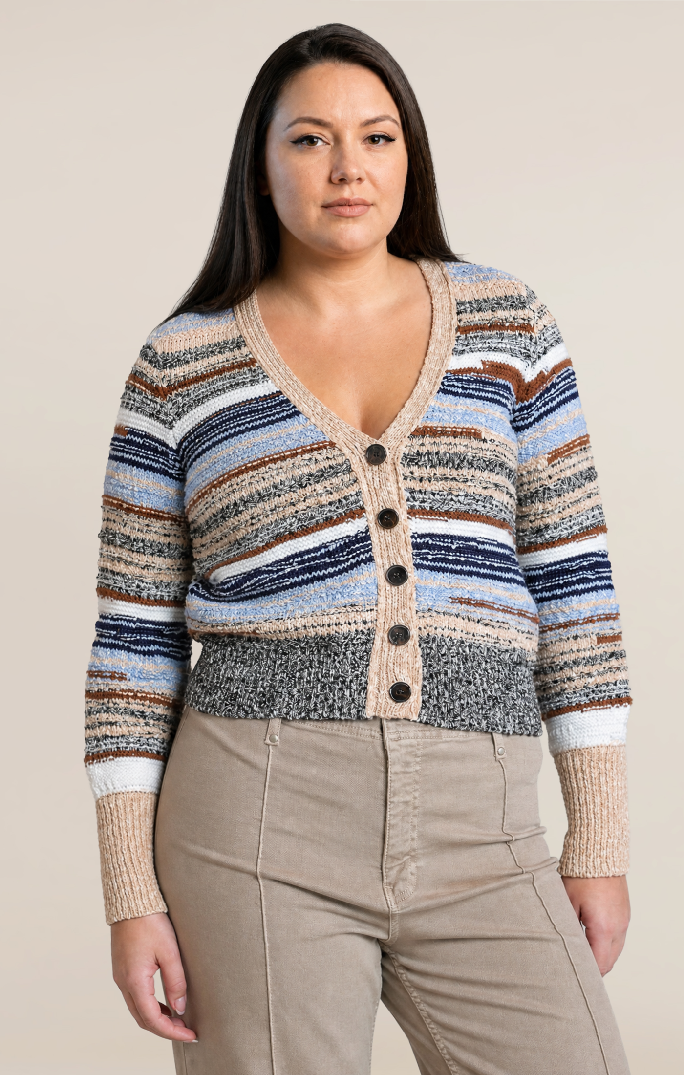 Dex Stripe Cardi