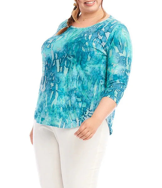 Karen Kane Burnout Shirttail