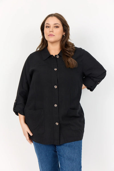 Wasabi Corinna 12 Button Blouse