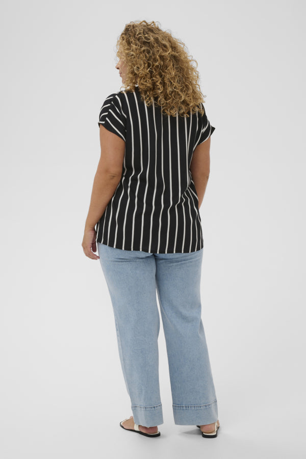 Kaffe Curve Sida Wing Sleeve Blouse