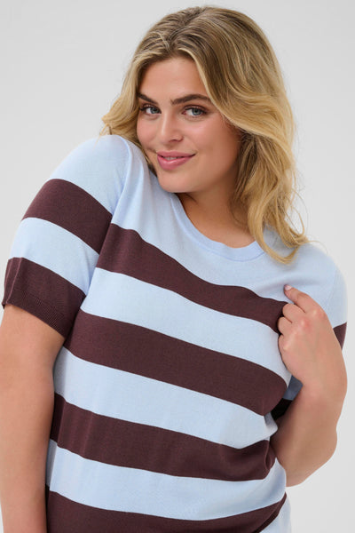 Kaffe Curve Lizzy Striped Pullover