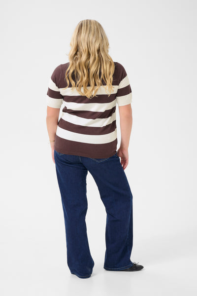 Kaffe Curve Lizzy Striped Pullover