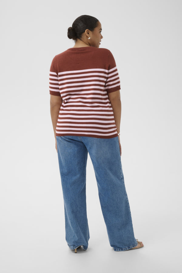 Kaffe Curve Lizzy Striped Pullover