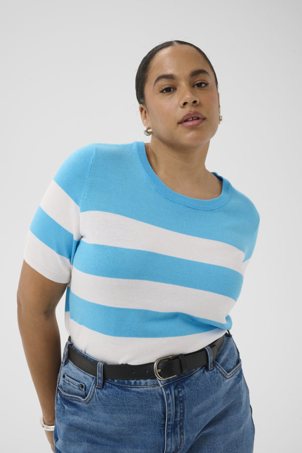 Kaffe Curve Lizzy Striped Pullover