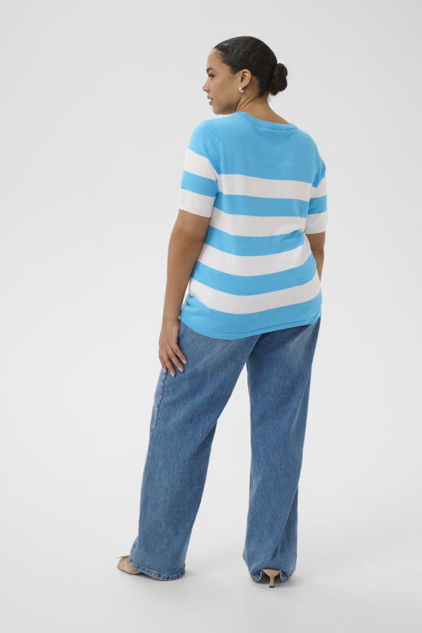 Kaffe Curve Lizzy Striped Pullover