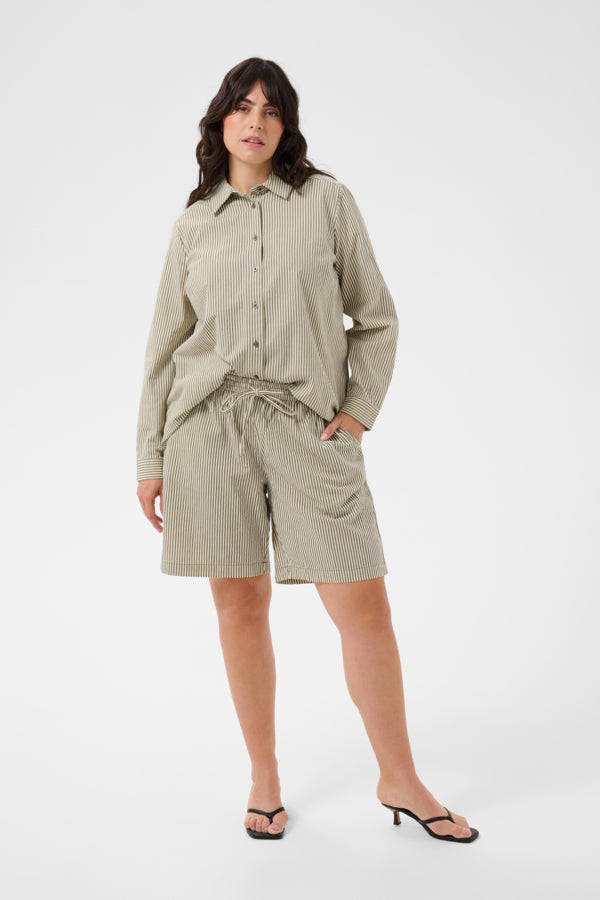 Kaffe Curve Nana Striped Shorts