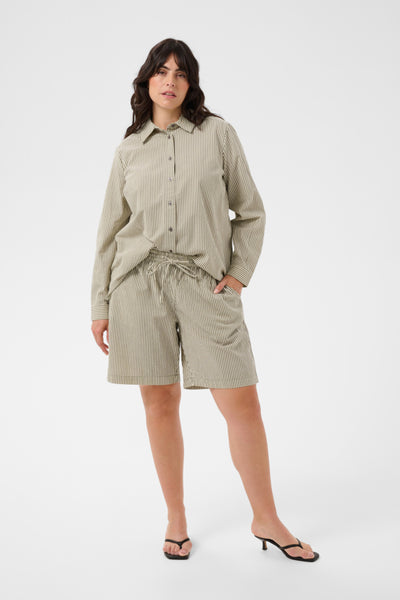 Kaffe Curve Nana Striped Shorts