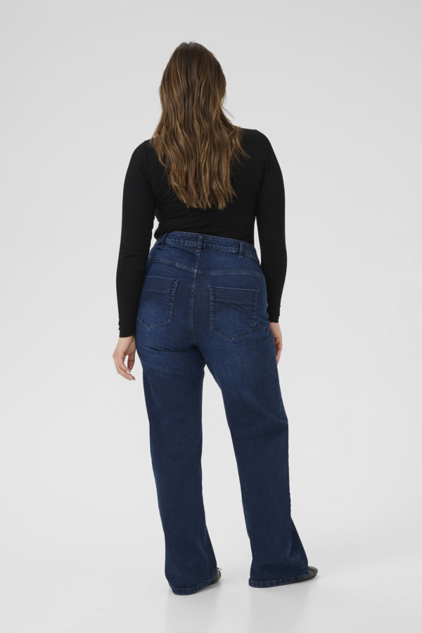 Kaffe Curve Flora Flared Long Jeans