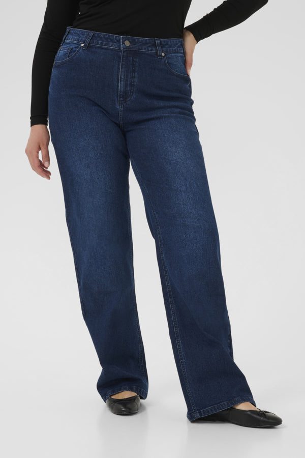 Kaffe Curve Flora Flared Long Jeans