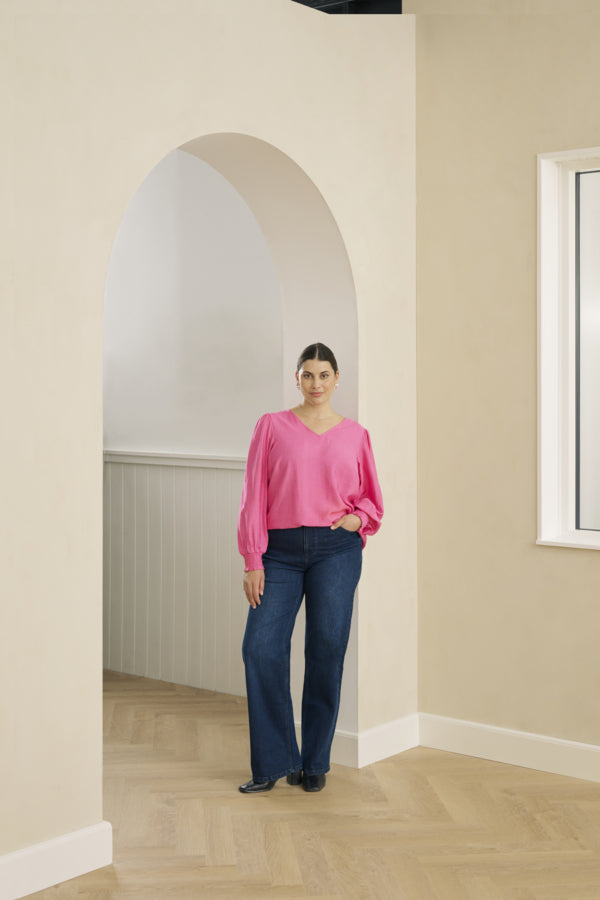 Kaffe Curve Flora Flared Long Jeans