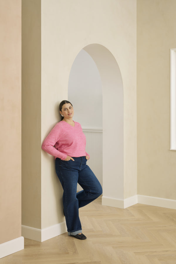 Kaffe Curve Flora Flared Long Jeans