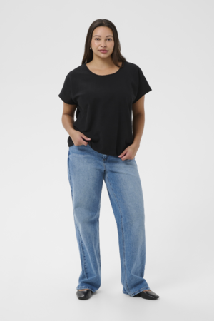 Kaffe Curve Nana Short Sleeve Blouse
