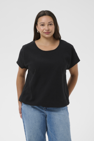 Kaffe Curve Nana Short Sleeve Blouse