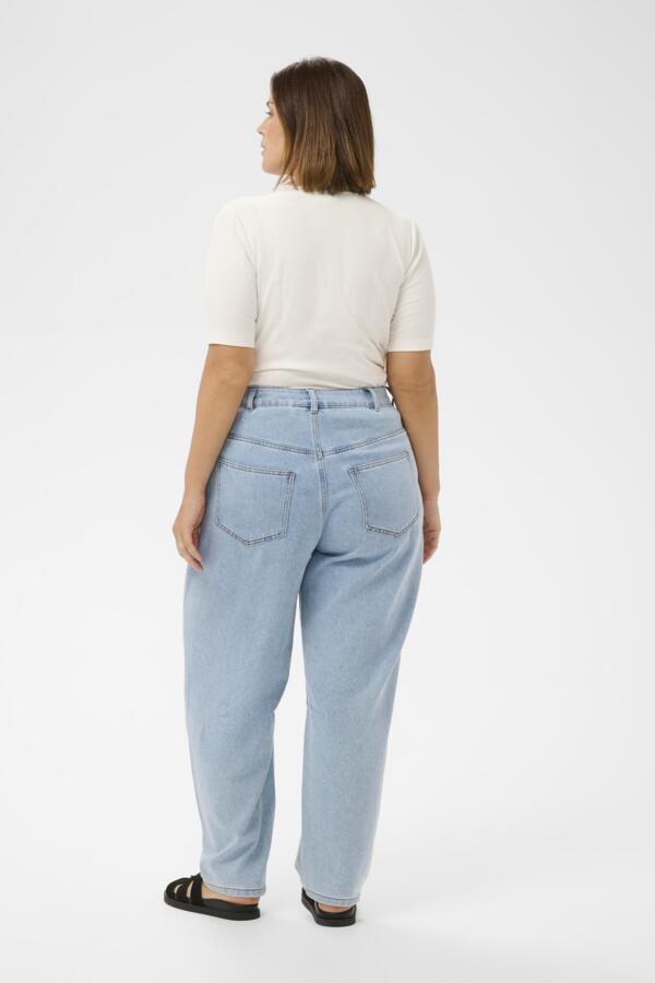 Kaffe Curve Ninna Cropped Barrel Jeans