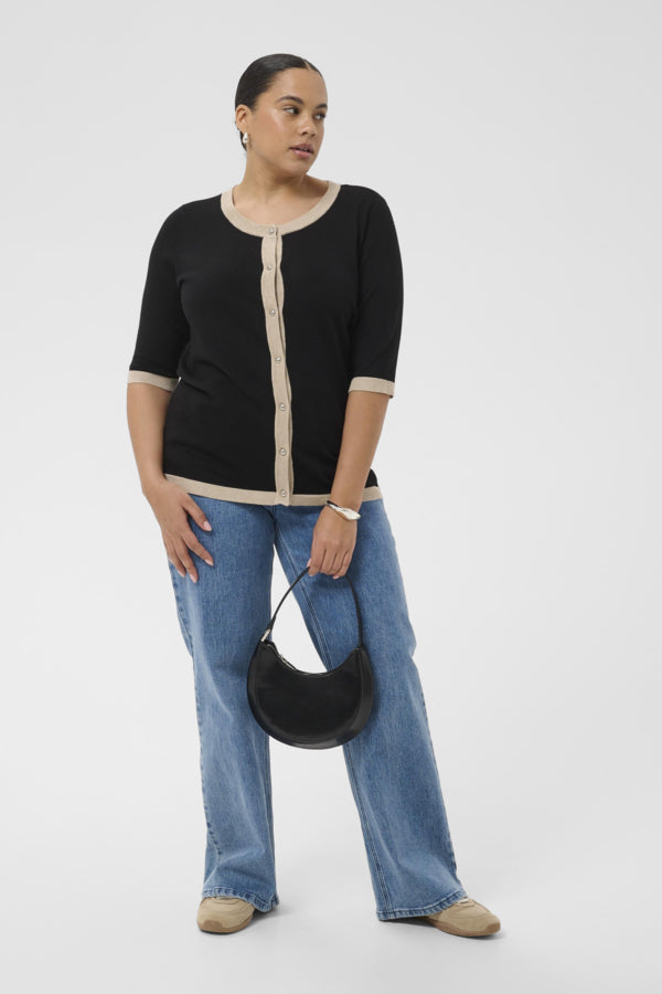 Kaffe Lizzy Contrast Cardigan