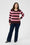 Kaffe Curve Lizzy Striped Pullover