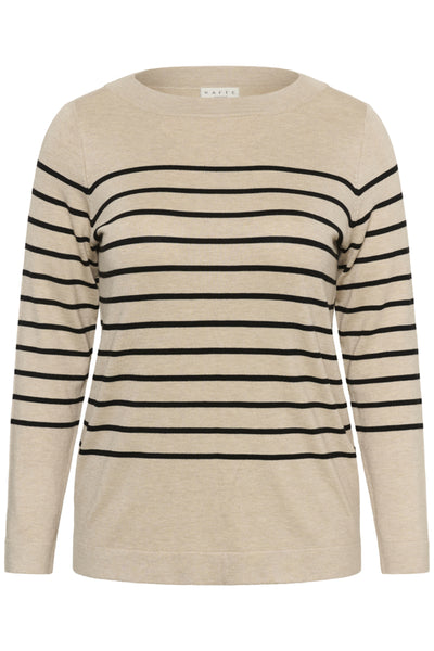 Kaffe Lizzy Striped Boatneck