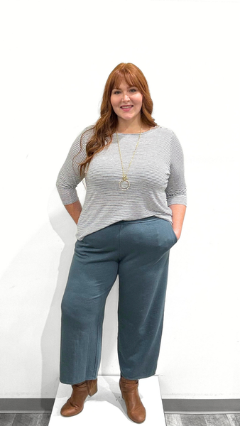 Eileen Fisher Wide Leg Ankle Pant