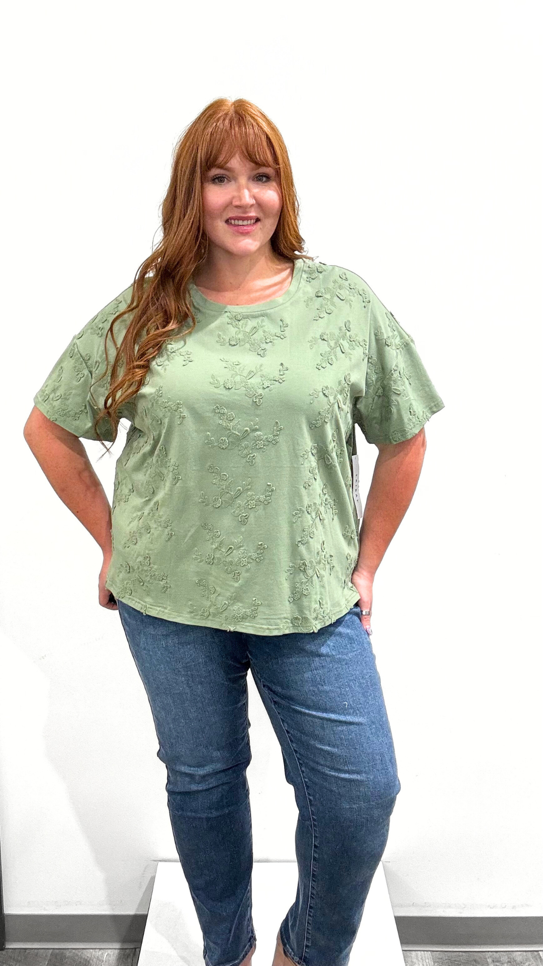 Tribal Short Sleeve Crew Top