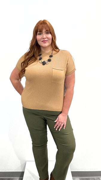 Tribal Short Sleeve Dolman Sweater