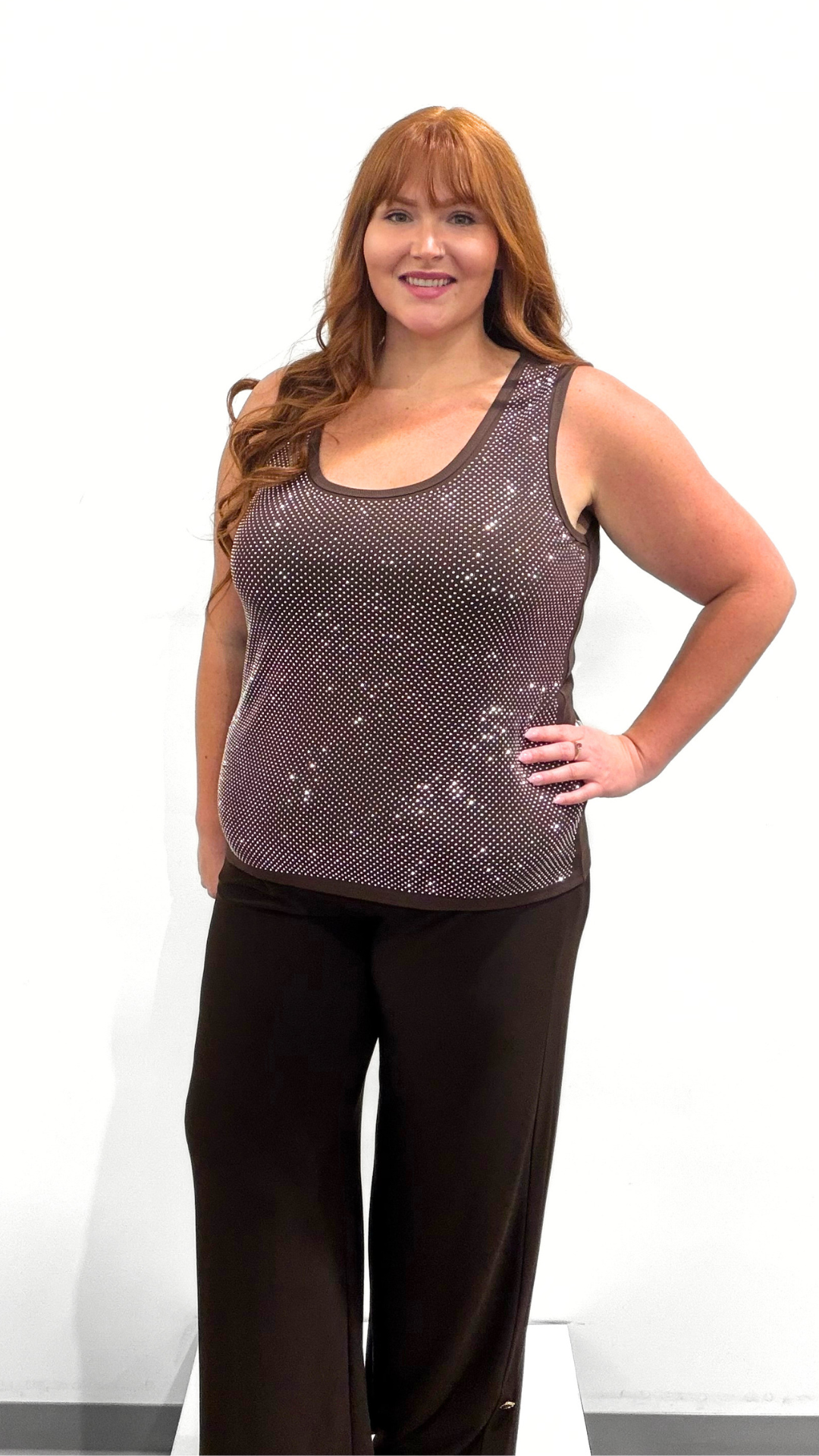 Frank Lyman Bedazzle Tank