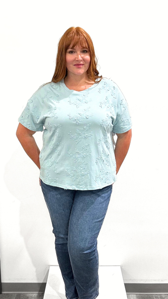 Tribal Short Sleeve Crew Top