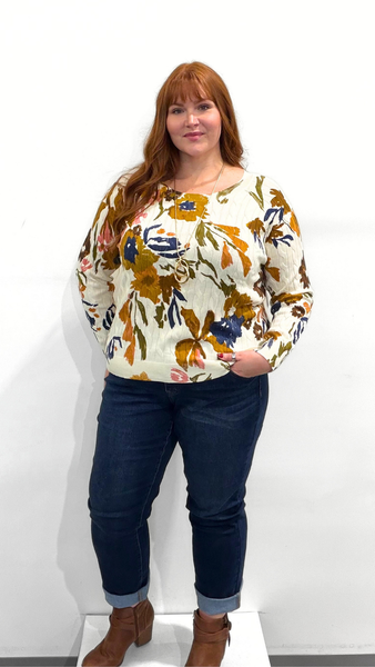 Tribal Long Sleeve Crew Sweater