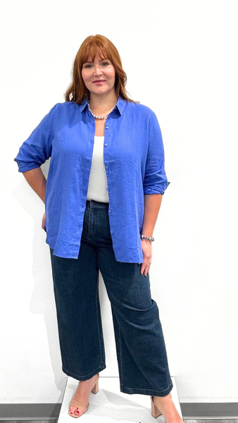 Eileen Fisher Classic Collar Long Shirt