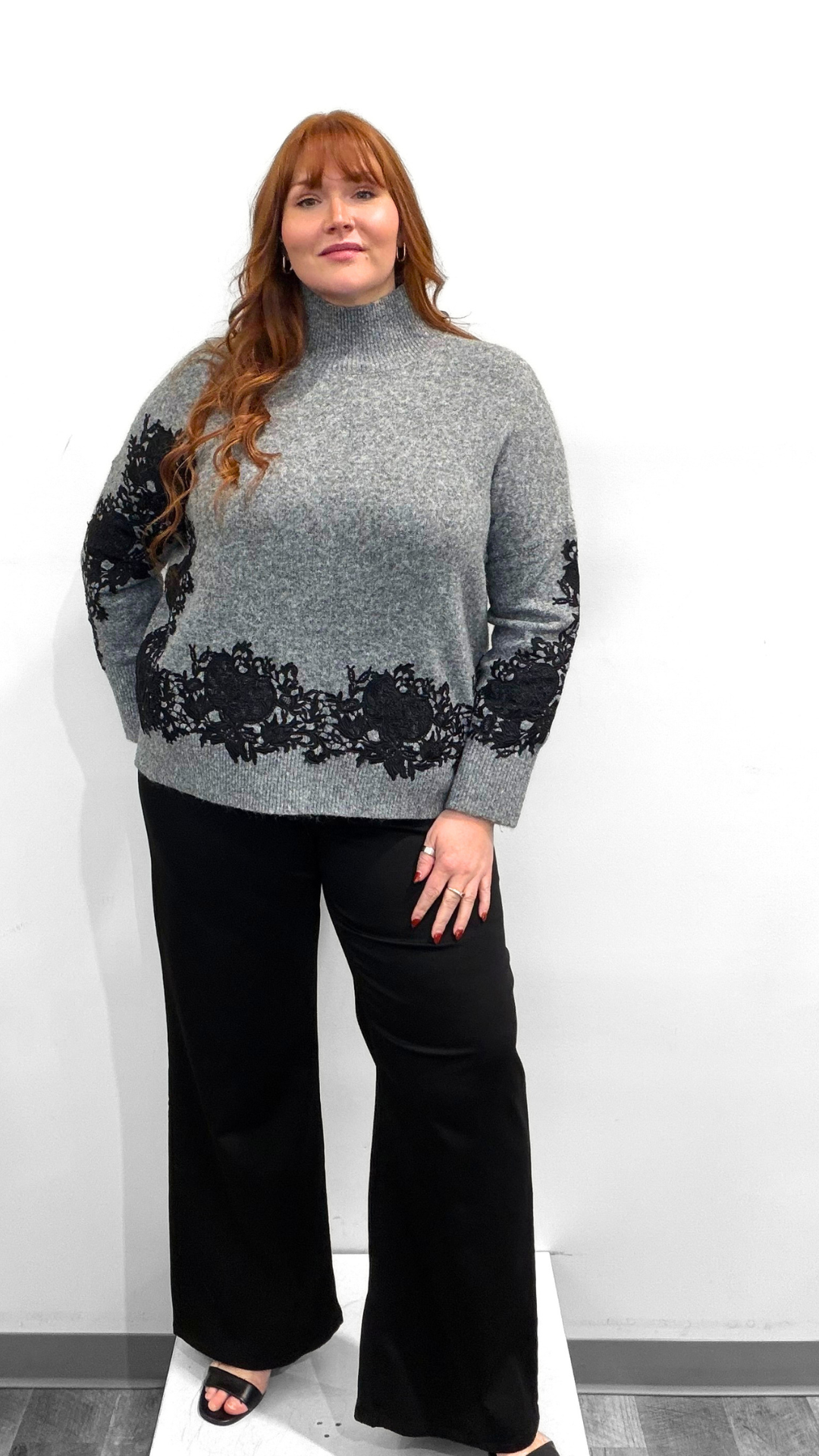 Joseph Ribkoff Mock Neck Sweater