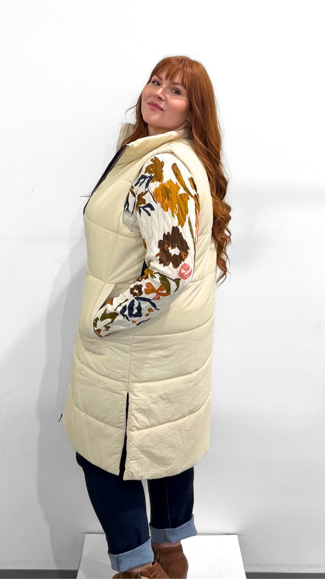 Tribal Quilted Long Vest