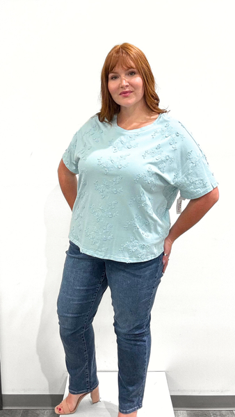 Tribal Short Sleeve Crew Top