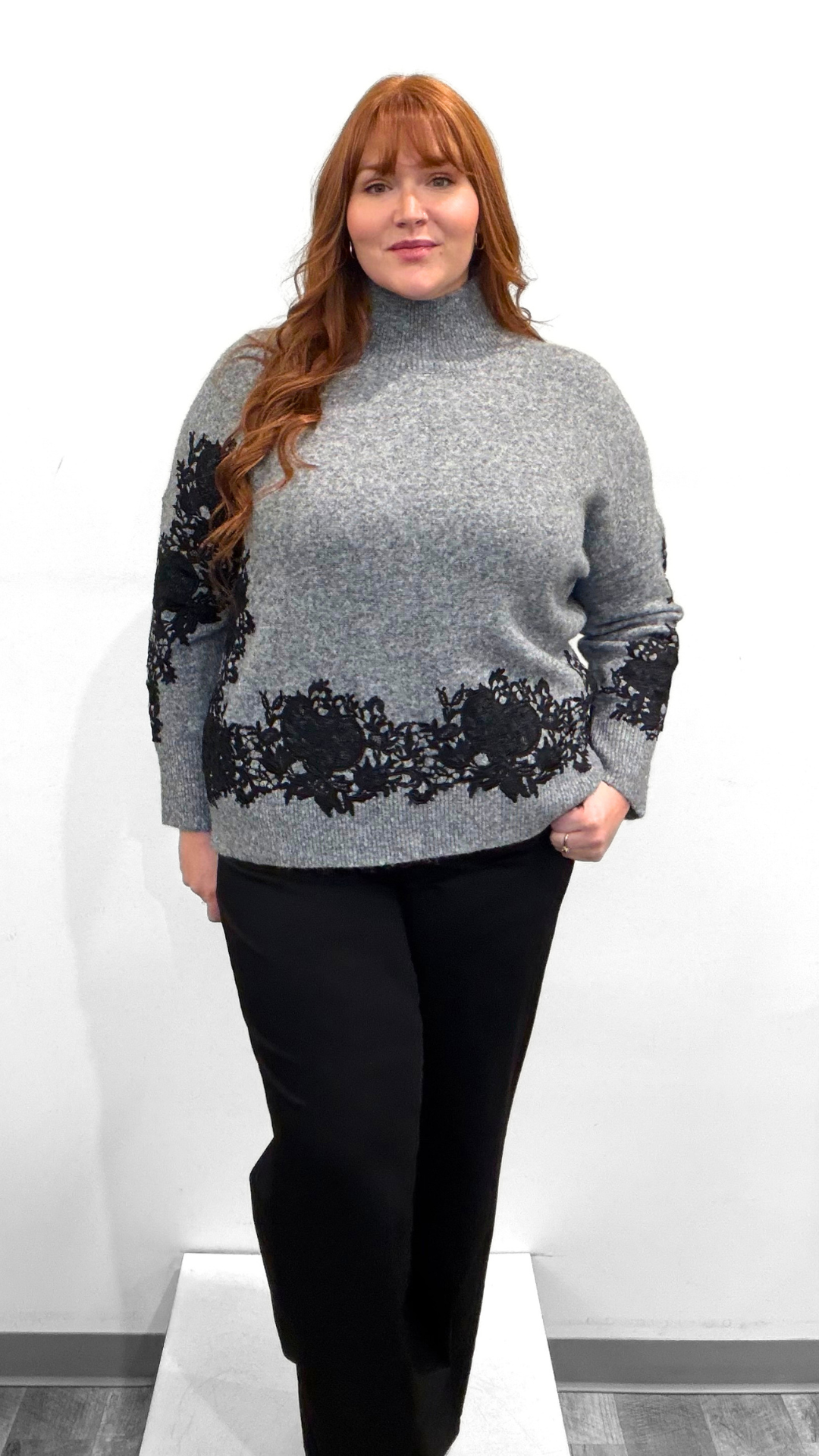 Joseph Ribkoff Mock Neck Sweater