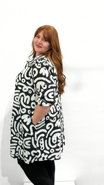 Orientique Button Dress or Shirt