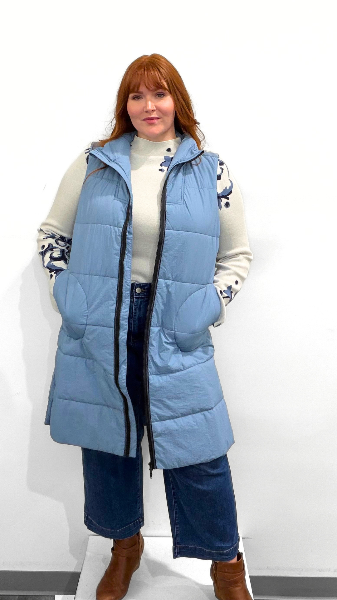 Tribal Quilted Long Vest