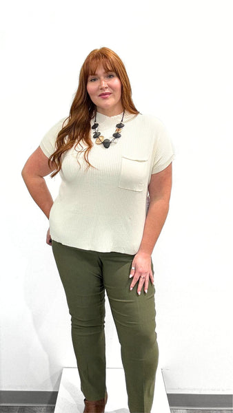 Tribal Short Sleeve Dolman Sweater