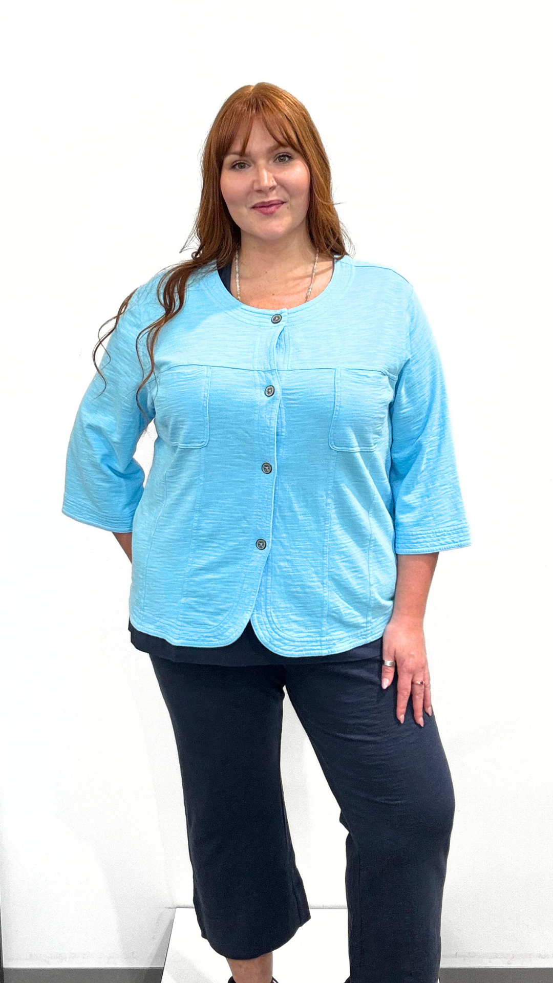 Wild Palms 3/4 Sleeve Cardigan