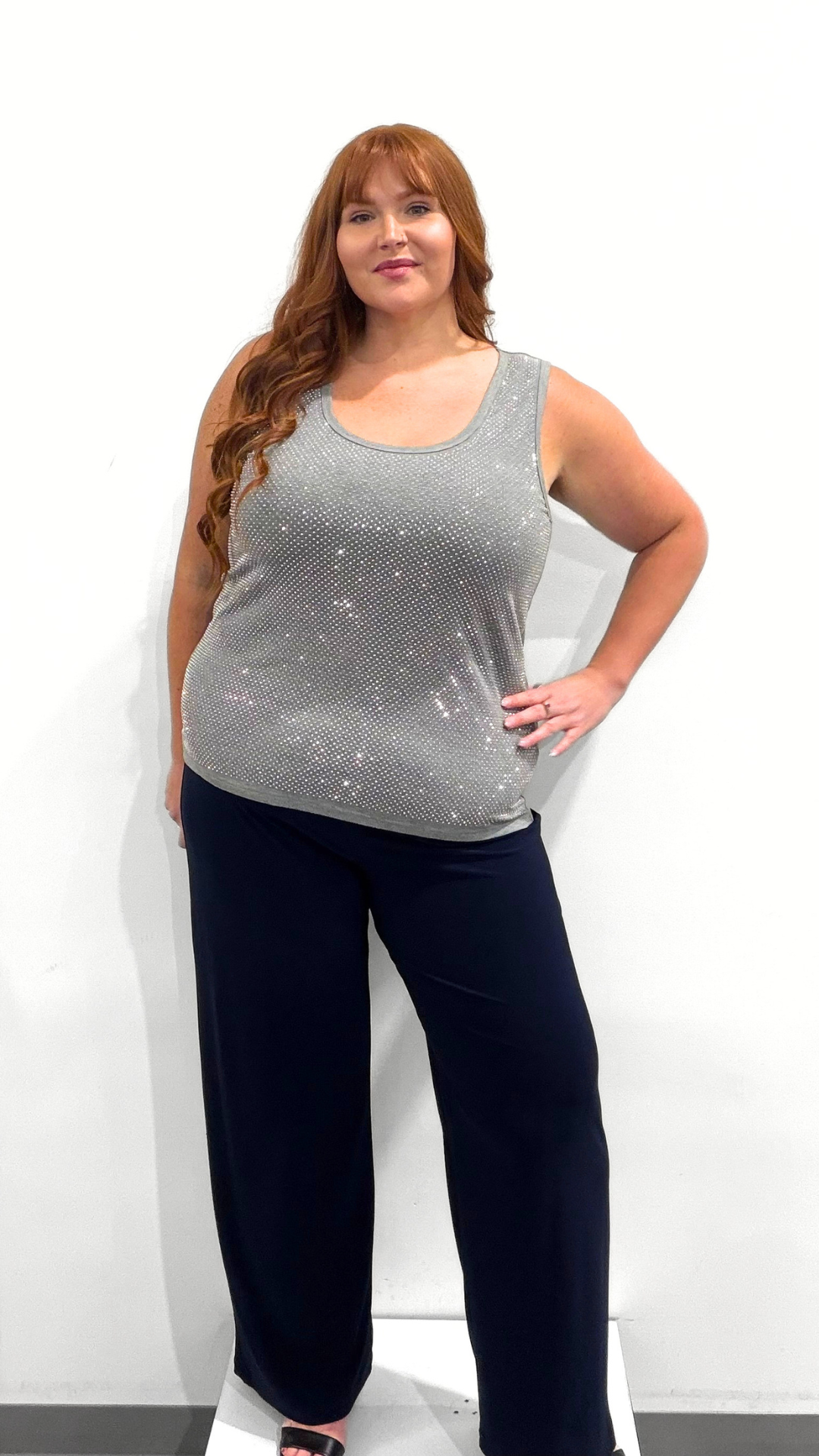 Frank Lyman Bedazzle Tank