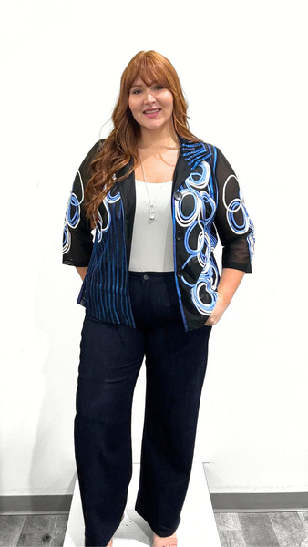 Joseph Ribkoff Wide Leg Jean