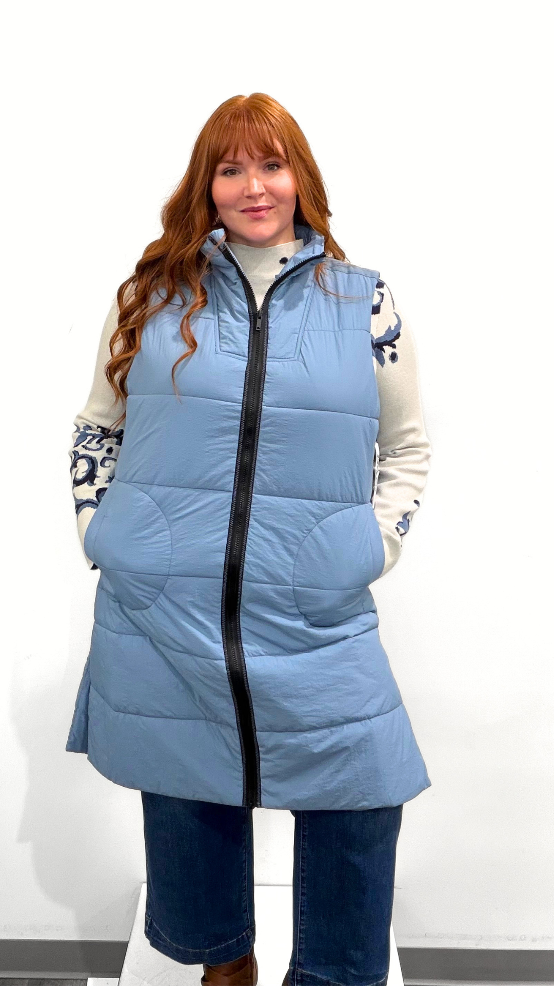 Tribal Quilted Long Vest