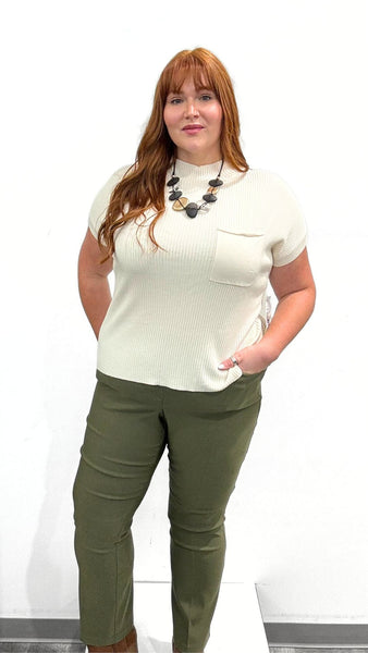Tribal Short Sleeve Dolman Sweater