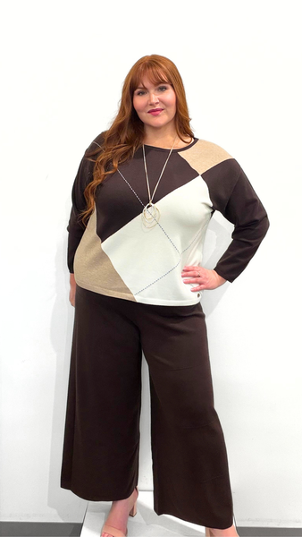 Joseph Ribkoff Argyle Sweater