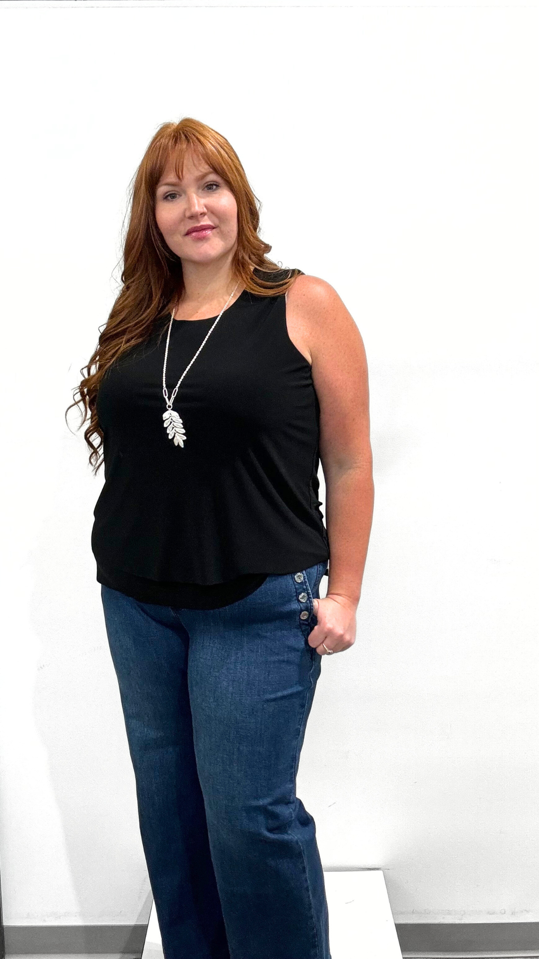 Joseph Ribkoff Wide Leg Pull On Jean