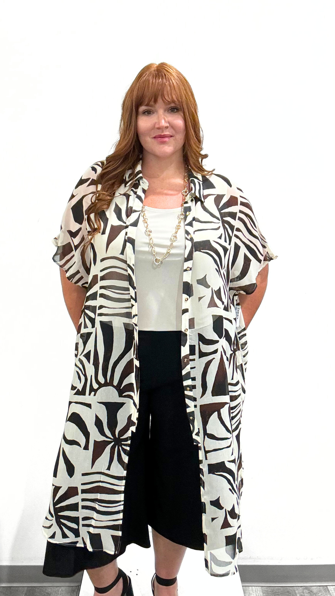 Joseph Ribkoff Chiffon Blouse