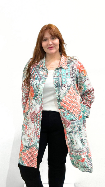 Orientique Button Dress or Shirt
