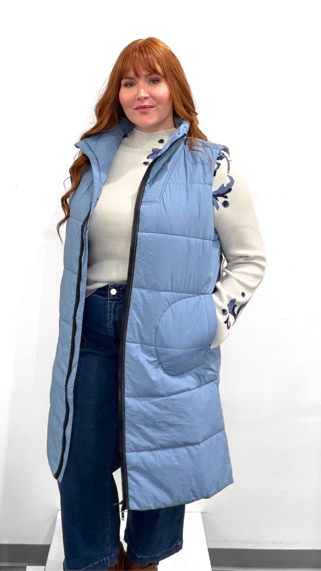 Tribal Quilted Long Vest