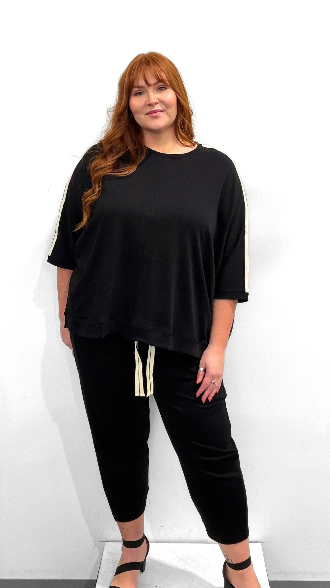 Tirelli Striped Oversize Tee